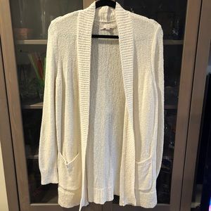 LOFT crochet style duster